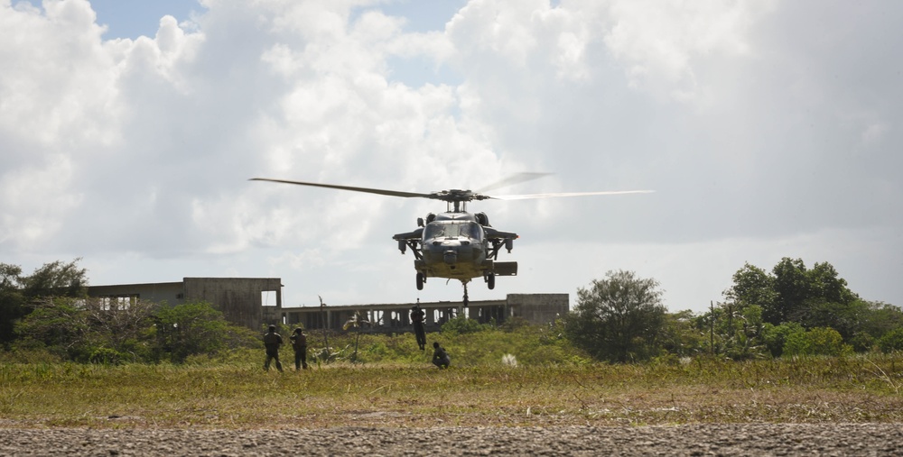 U.S. Air Force, U.S. Army and U.S. Navy conduct first combat search and rescue exercise on Guam