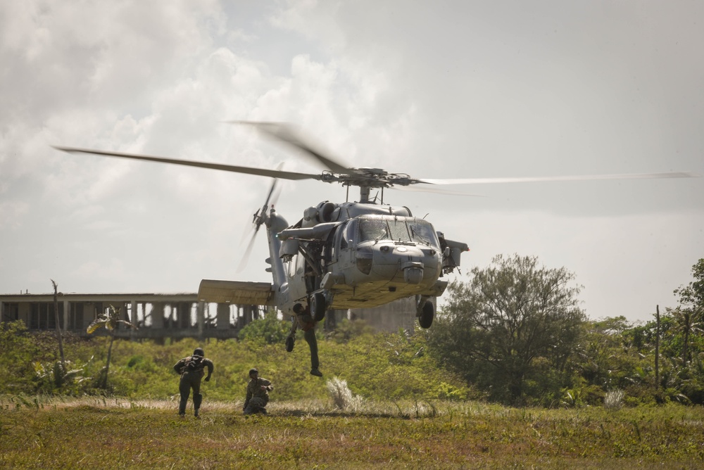 U.S. Air Force, U.S. Army and U.S. Navy conduct first combat search and rescue exercise on Guam