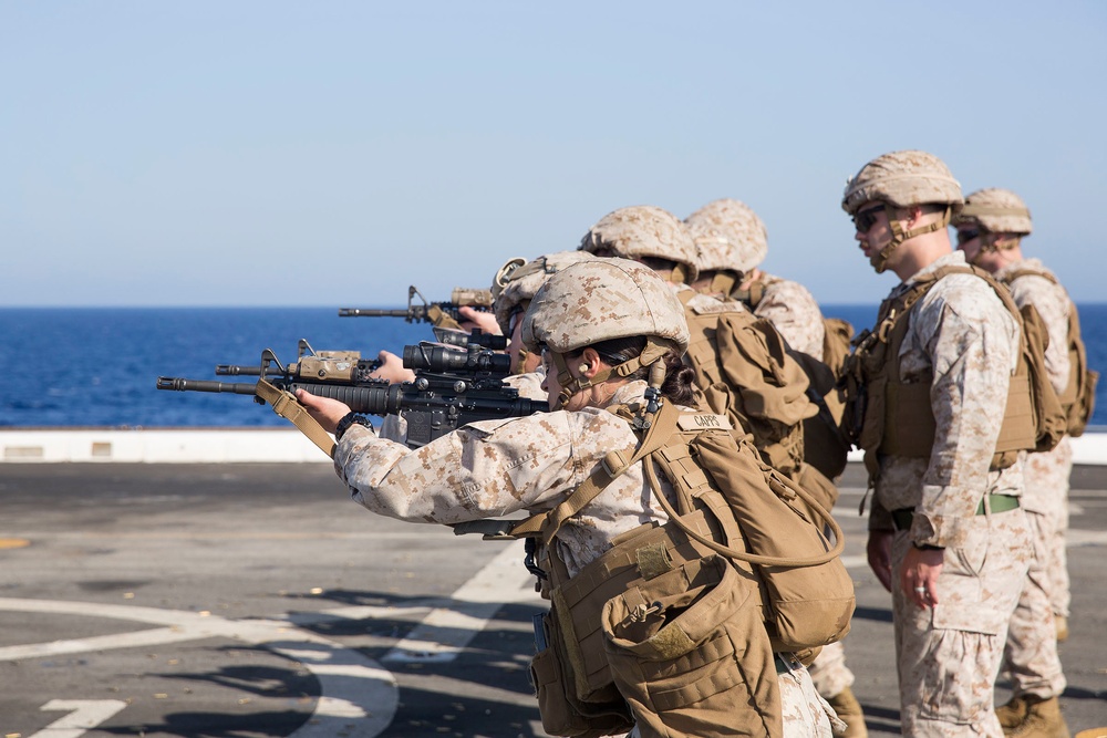 24th MEU deck shoot
