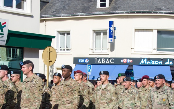 4th Infantry Division commemorates 73rd anniversary of D-Day in Montebourg, France