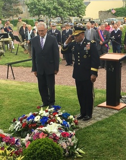 4th Infantry Division commemorates 73rd anniversary of D-Day in Montebourg, France