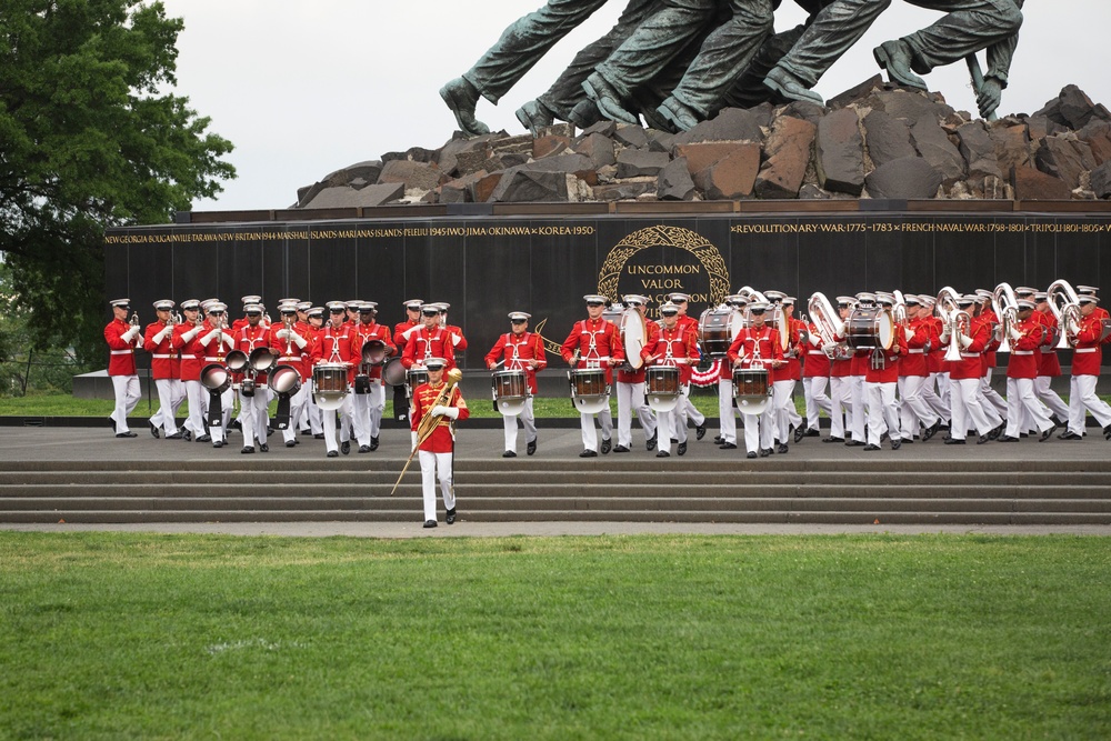 Marine Barracks Washington Sunset Parade May 30 2017