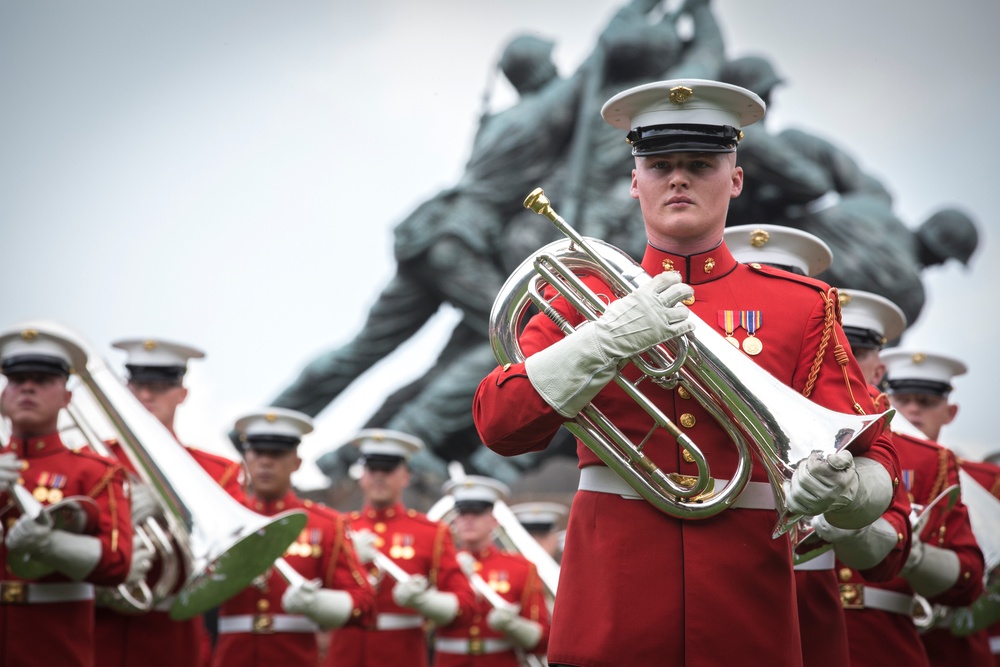 Marine Barracks Washington Sunset Parade May 30 2017