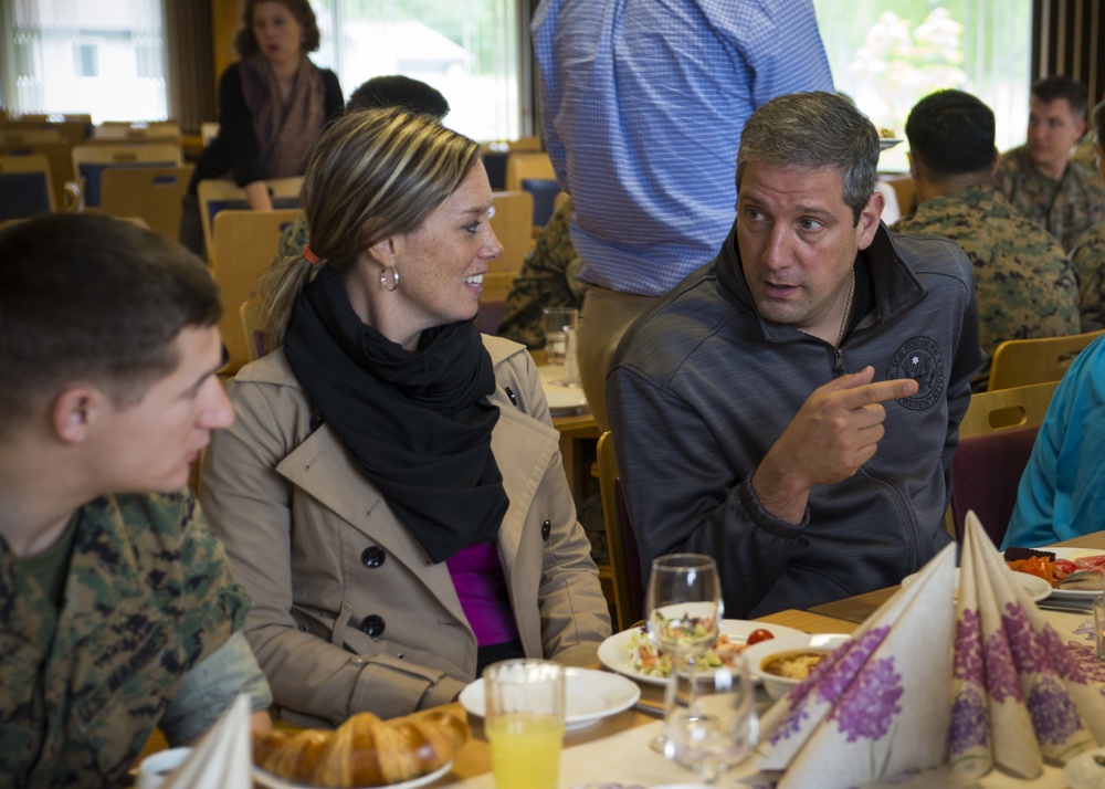 U.S. Representatives Abroad | Congressional Delegation visits Marine Rotational Force Europe 17.1