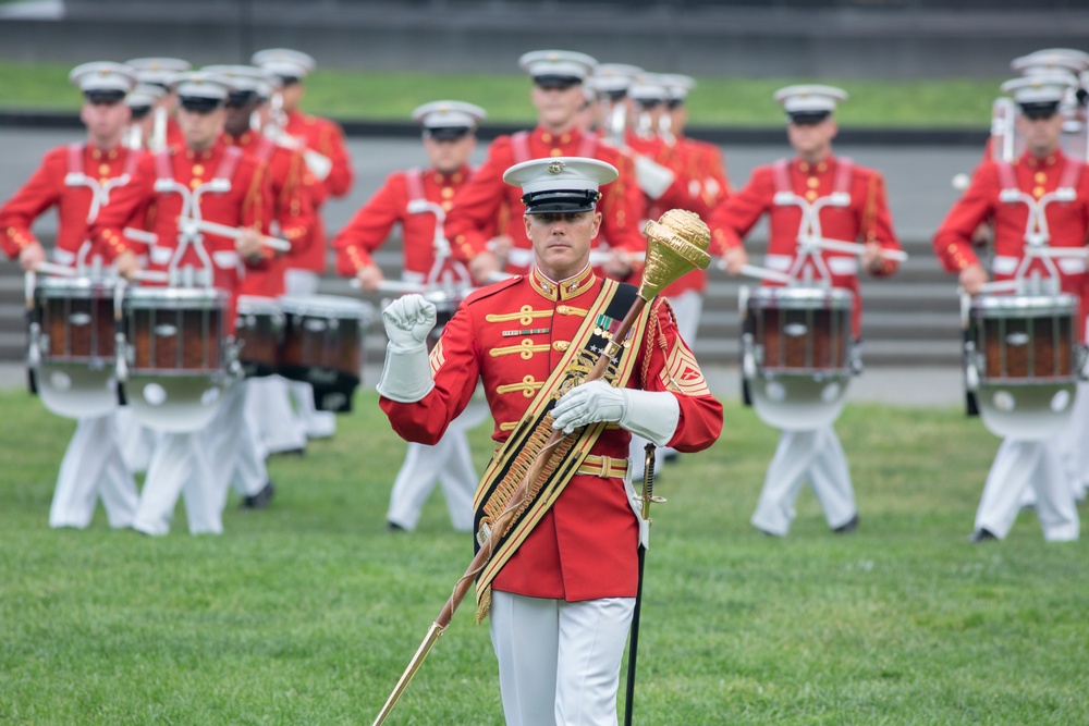 Marine Barracks Washington Sunset Parade May 30 2017