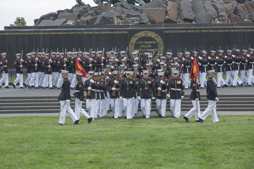 Marine Barracks Washington Sunset Parade May 30 2017