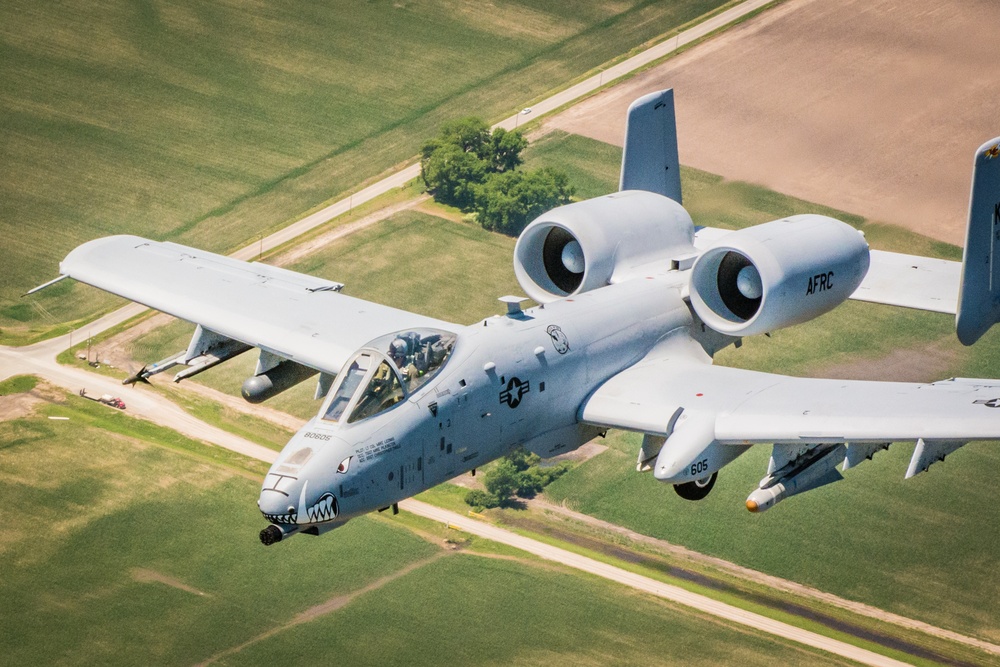 A-10 Formation fly over Kansas