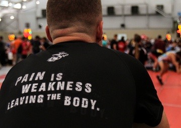 Marines attend wrestling national championships in Akron, Ohio