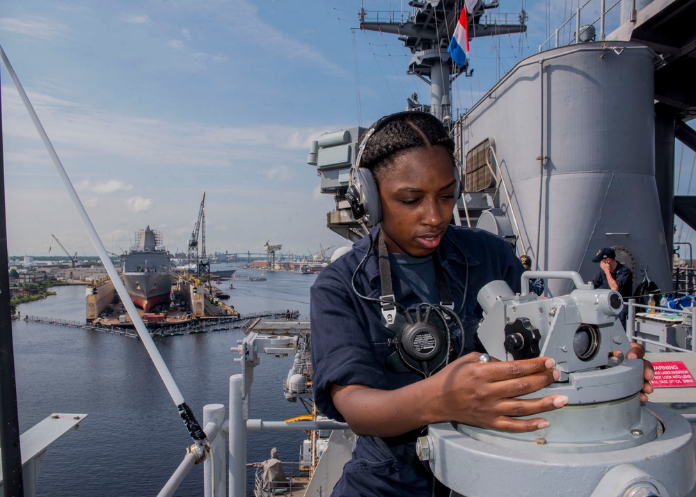 USS Wasp begins Sea Trials