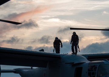FLIGHT OPERATIONS ON BOARD USS Bonhomme Richard (LHD 6)
