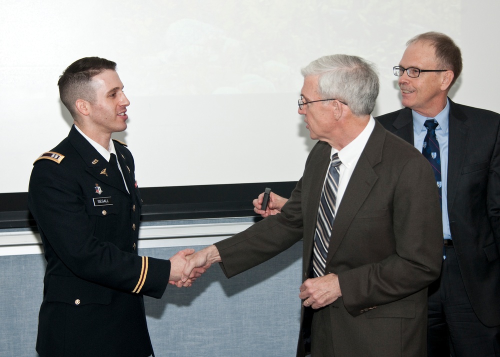 First Patrick D. Sculley Board of Regents Award Presented to USU Dental School Graduate