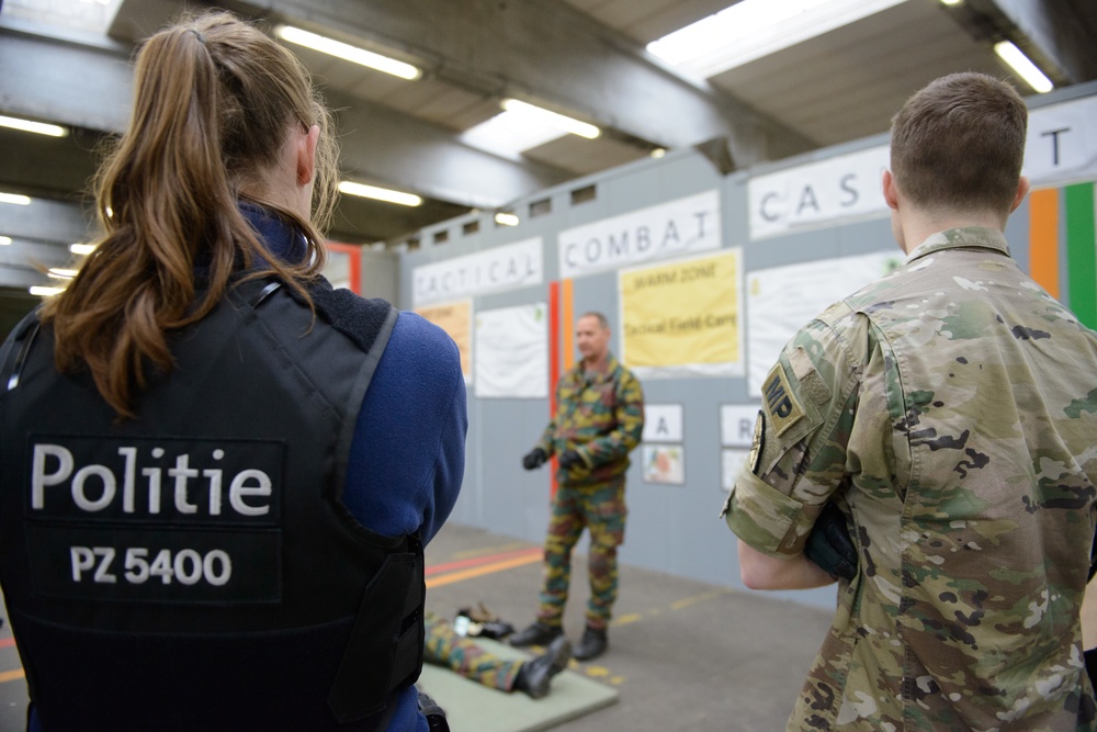 Combined US-Belgian Training in Leopoldsburg