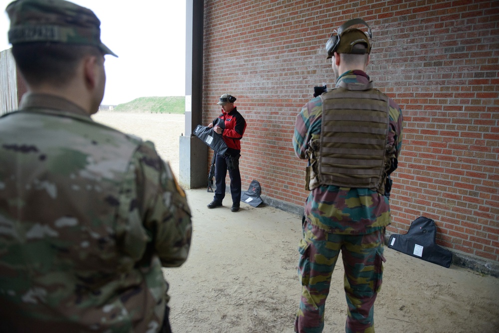 Combined US-Belgian Training in Leopoldsburg