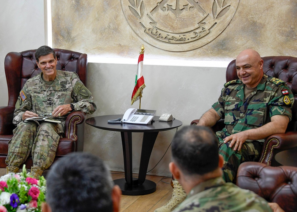 USCENTCOM commander visits Lebanon