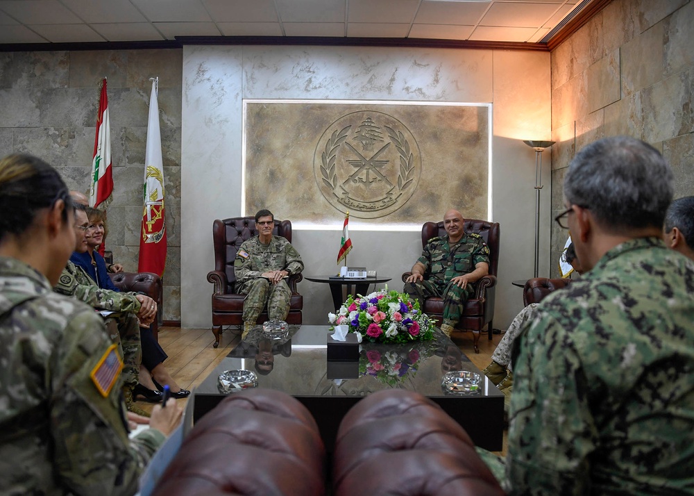 USCENTCOM commander visits Lebanon