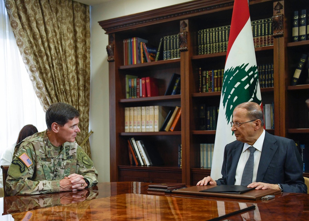 USCENTCOM commander visits Lebanon