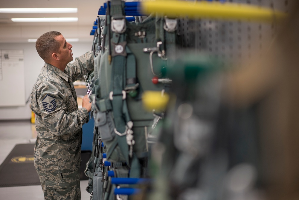 339th Flight Test Squadron aircrew flight equipment