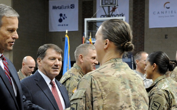 Sioux Falls Soldiers welcomed home from Kuwait