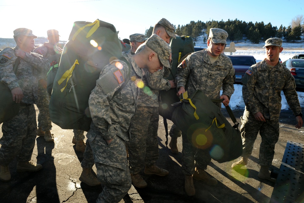 SD National Guard members depart for 58th Presidential Inauguration