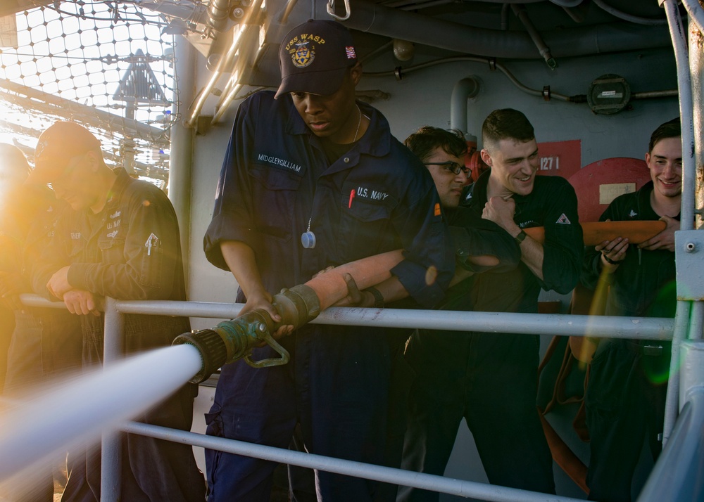 USS Wasp Conducts Sea Trials