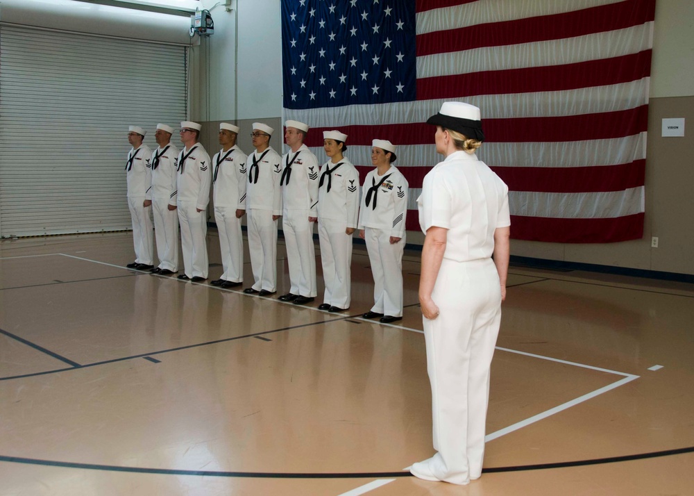 NOSC Portland Conducts Uniform Inspection