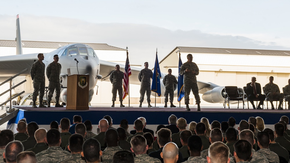 Gen. John E. Hyten visits Minot AFB