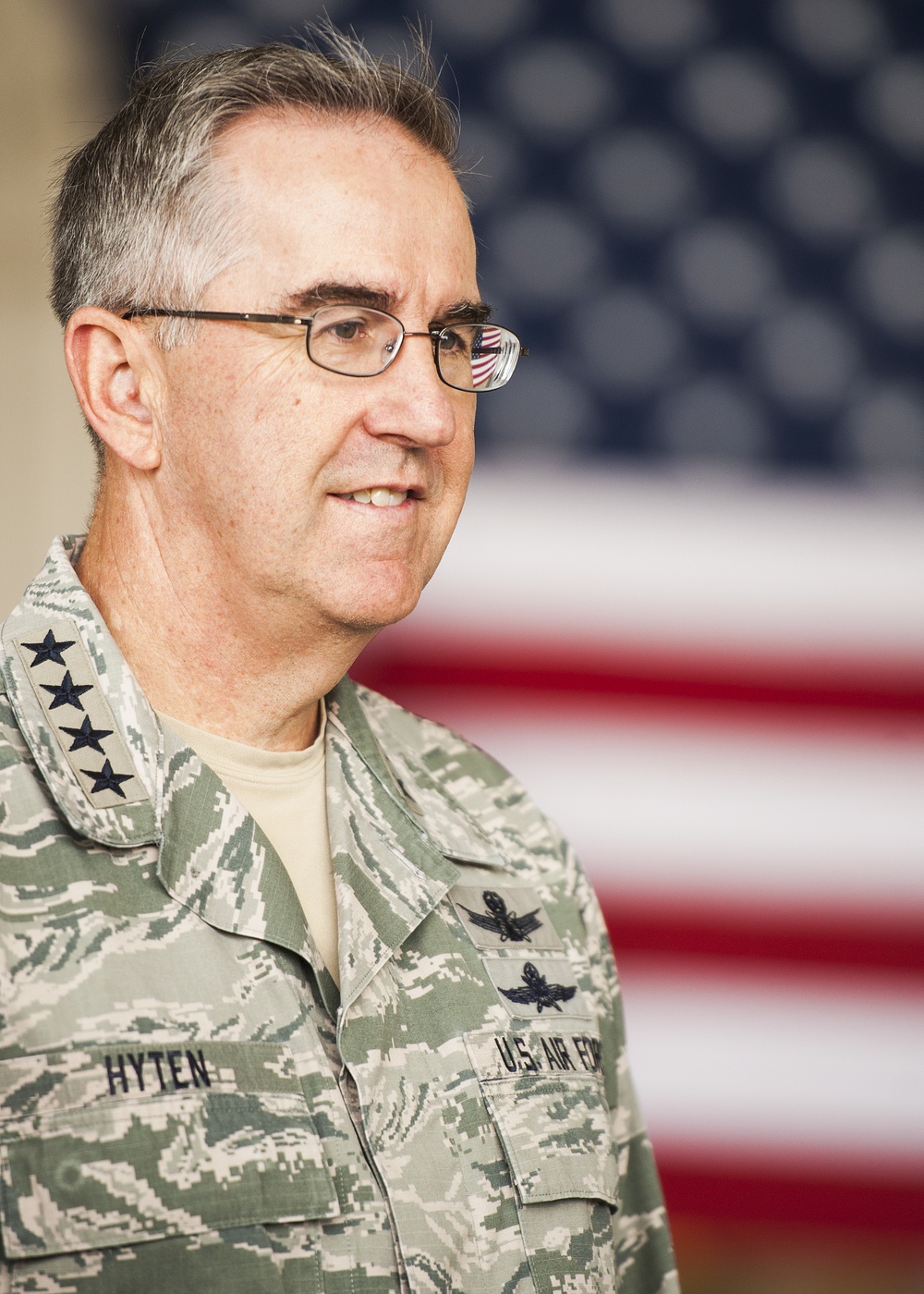 Gen. John E. Hyten visits Minot AFB