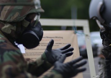 108th Wing decontamination exercise