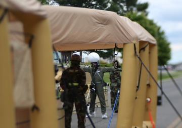 108th Wing decontamination exercise