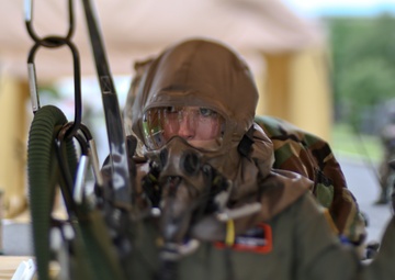 108th Wing decontamination exercise