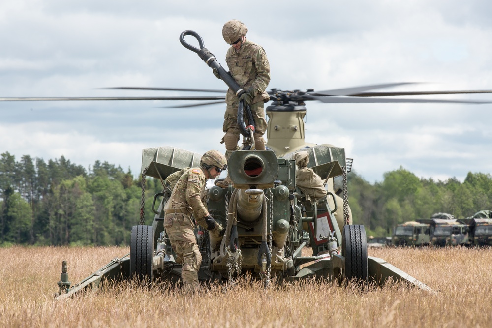 Saber Strike 2017 - Sling Load and Air Assault Training