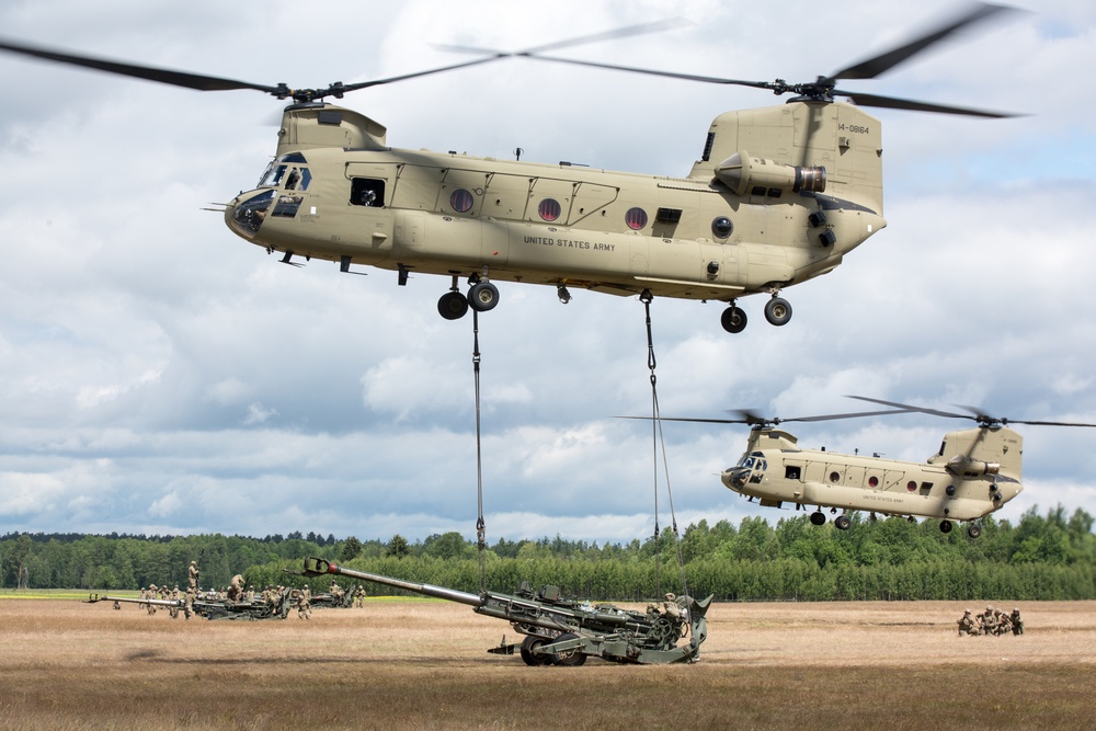 Saber Strike 2017 - Sling Load and Air Assault Training