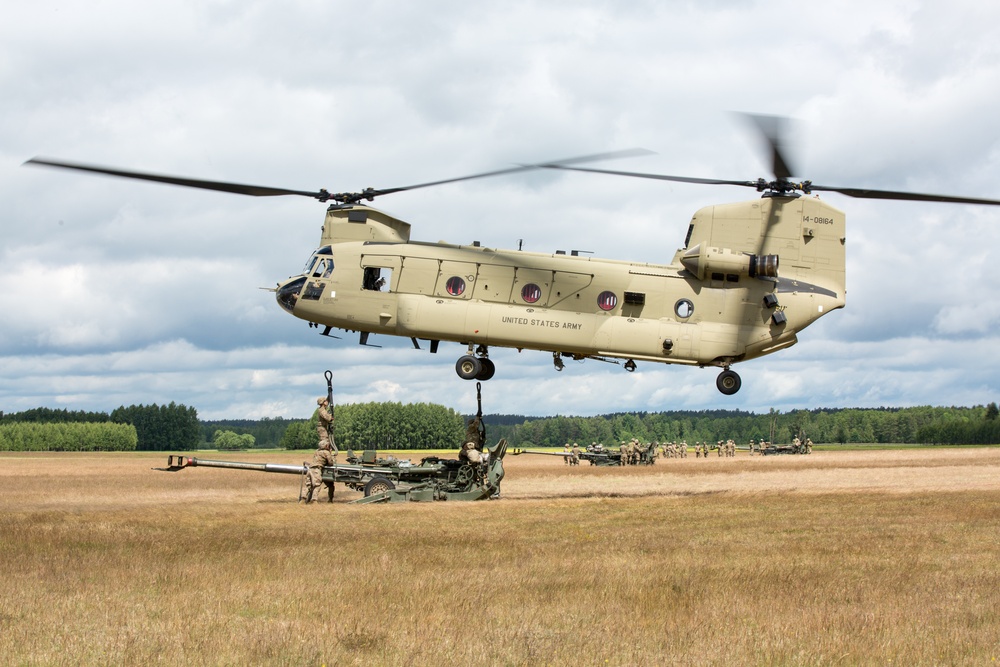 Saber Strike  - Sling Load and Air Assault Training