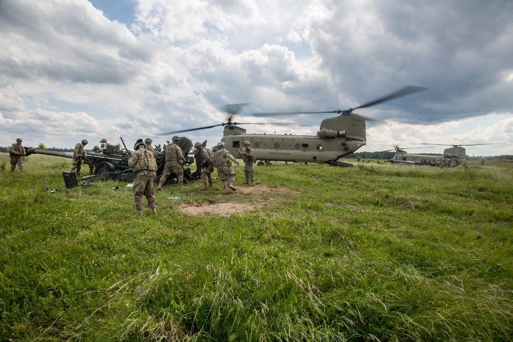 Saber Strike 2017 - Sling Load and Air Assault Training