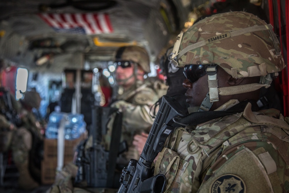 Saber Strike 2017 - Sling Load and Air Assault Training