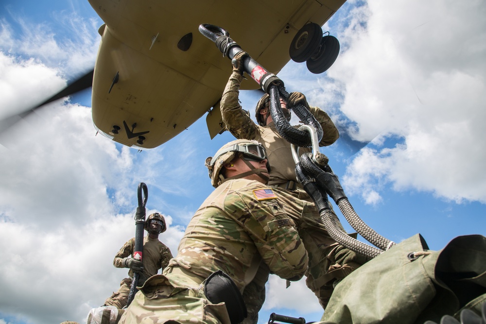 Saber Strike 2017 - Sling Load and Air Assault Training
