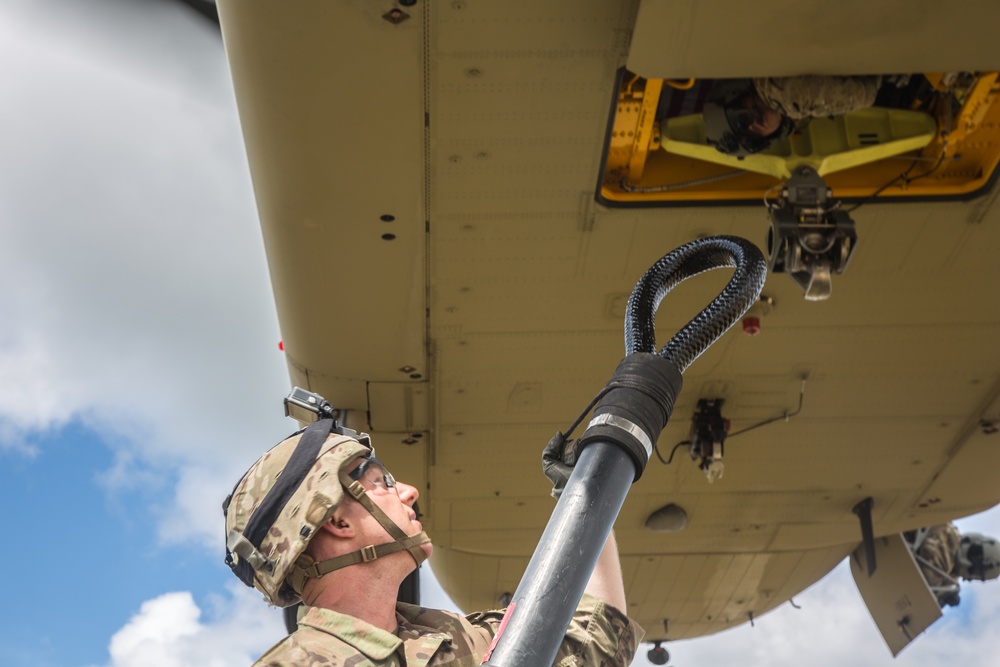 Saber Strike 2017 - Sling Load and Air Assault Training