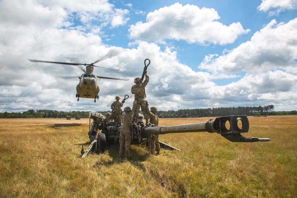 Saber Strike 2017 - Sling Load and Air Assault Training