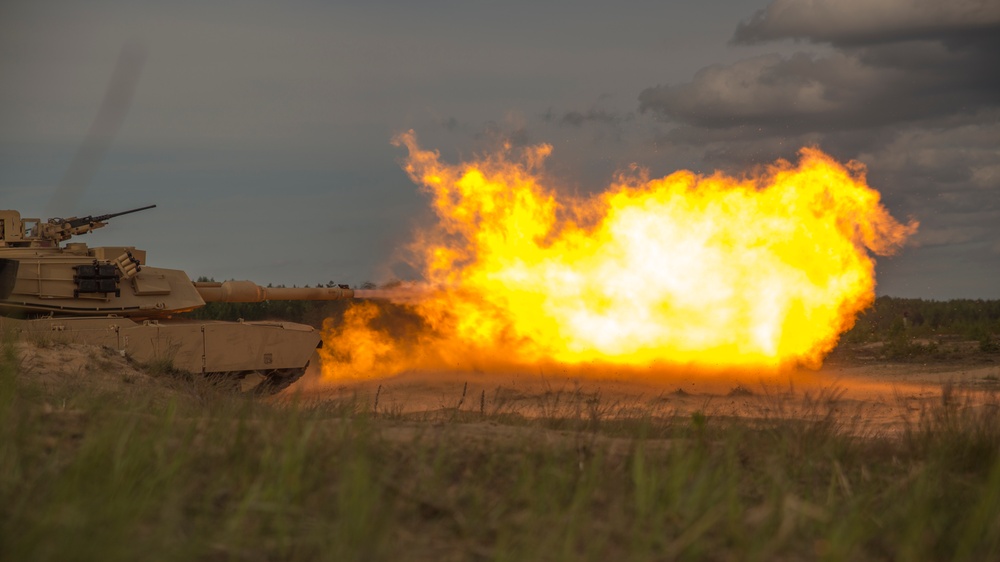 Saber Strike 17 4th Tank Battalion Live Fire