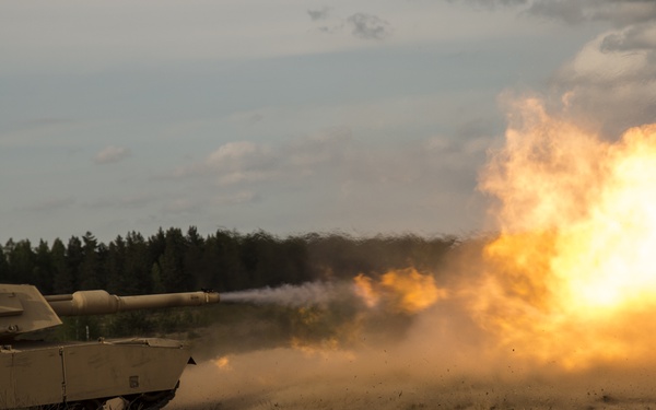 Saber Strike 17 4th Tank Battalion Live Fire