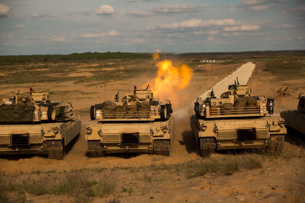 Saber Strike 17 4th Tank Battalion Live Fire