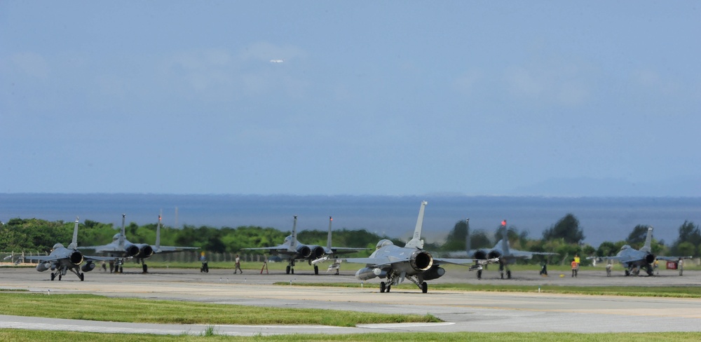 Taking to the skies: Squadrons conduct training for surge week