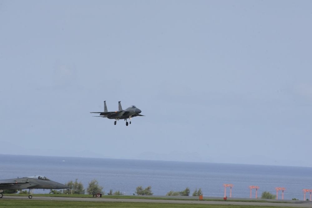 Taking to the skies: Squadrons conduct training for surge week