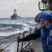 USS Wayne E. Meyer Conducts a Replenishment-at-Sea