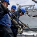 USS Wayne E. Meyer Conducts a Replenishment-at-Sea