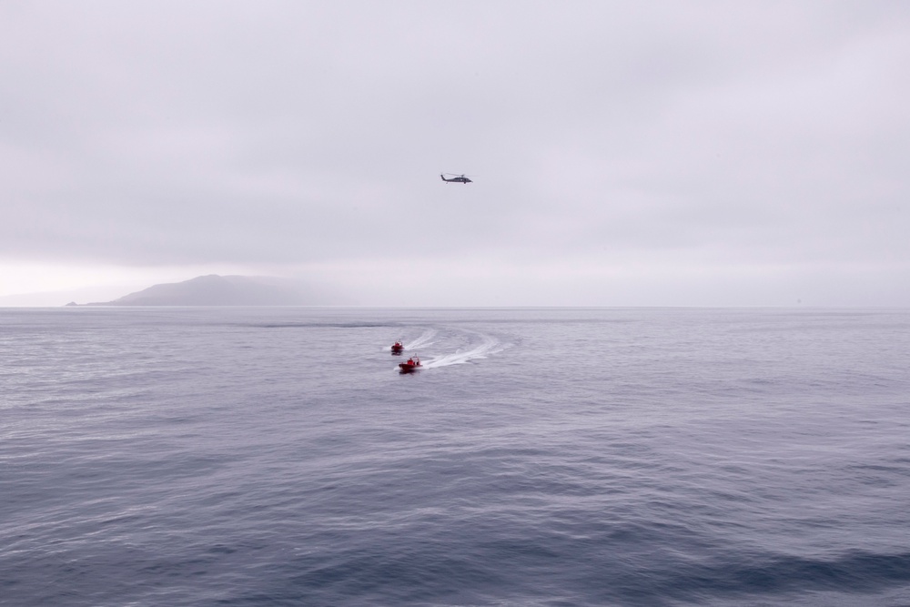 USS America conducts simulated straits transit