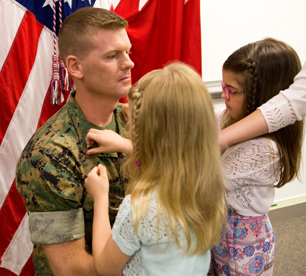 The Promotion Ceremony of Captain Troy MacDonald May 25, 2017