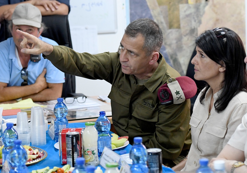Ambassador Haley visits Israel’s border with Gaza