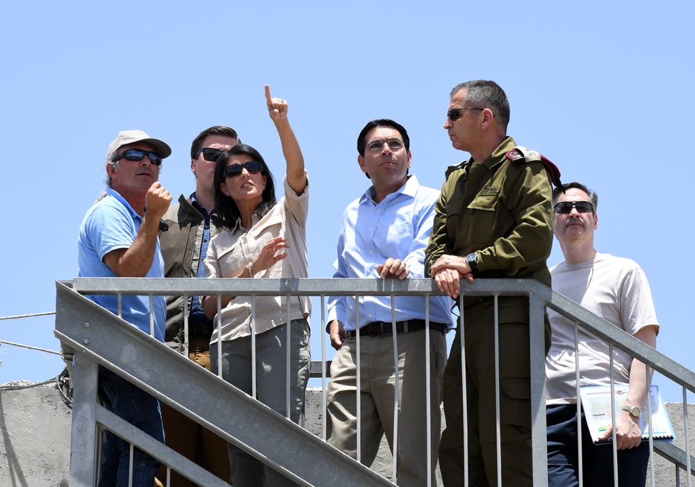 Ambassador Haley visits Israel’s border with Gaza