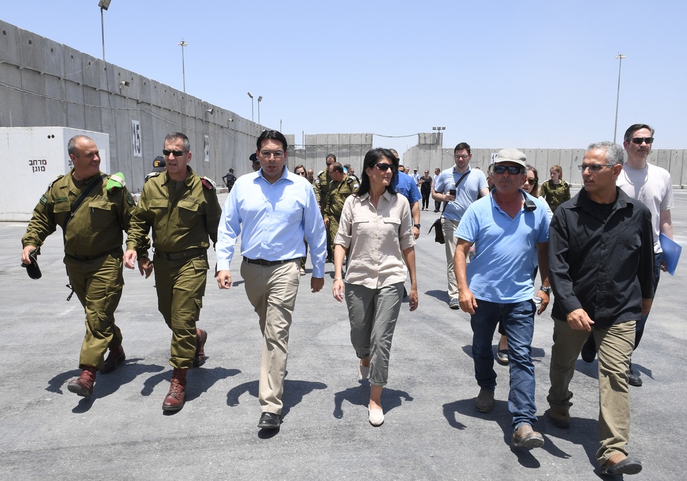 Ambassador Haley visits Israel’s border with Gaza